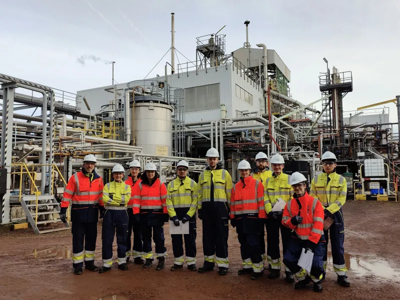 Visite des étudiants de l’Institut Meurice chez Afton Chemical 