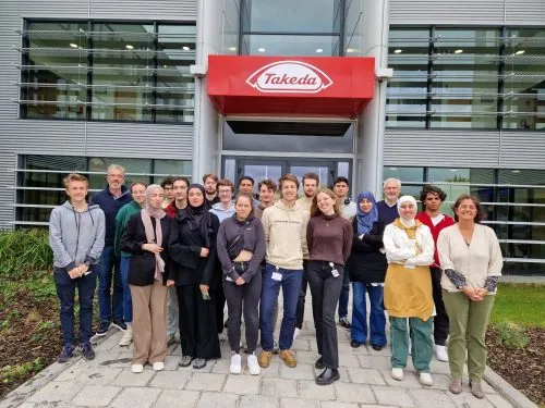 Visite des étudiants de l’Institut Meurice chez Takeda 