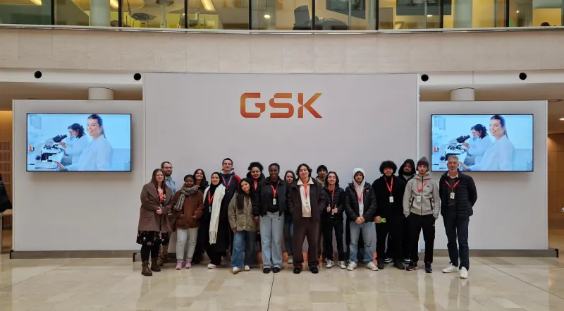 Visite des étudiants de l’Institut Meurice chez GSK