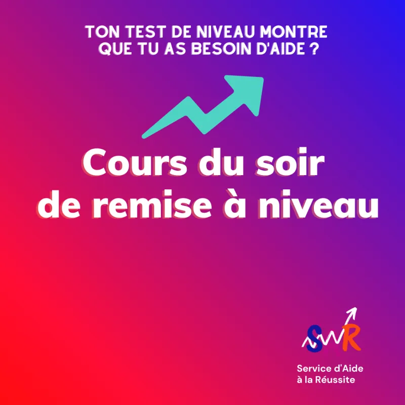 Cours du soir de remise à niveau
